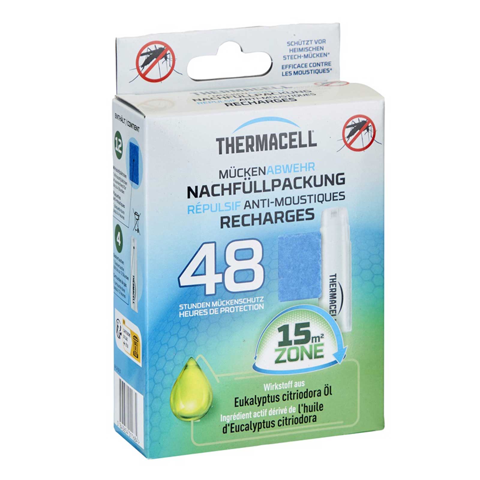 Thermacell R-4 Nachfüllpack mit Gaspatronen & Plättchen 48 Std.