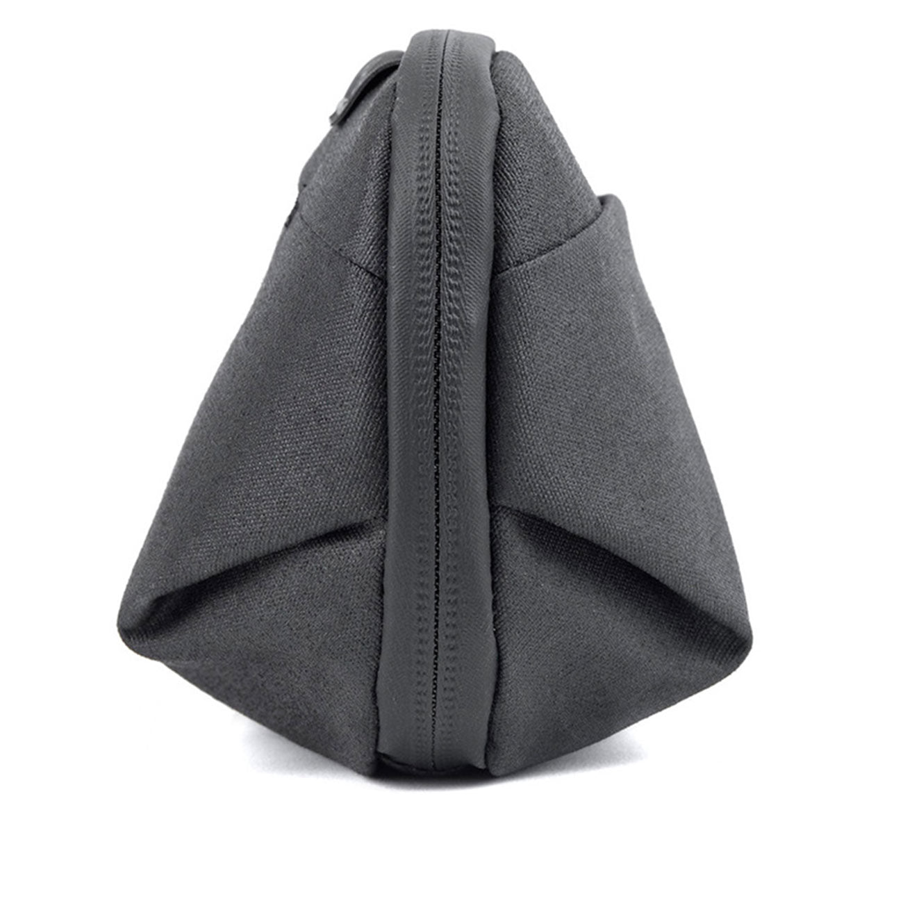 Peak Design Wash Pouch Small – Schwarz schwarz Seitenansicht schmal bad