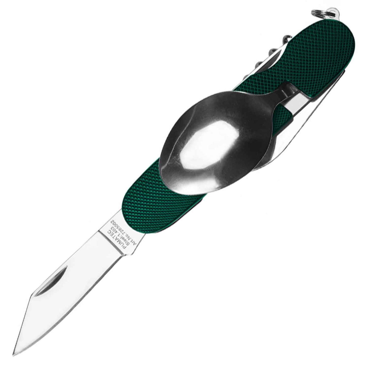 Puma TEC Camping Tool grün - Campingbesteck mit 7 Funktionen – Detailansicht