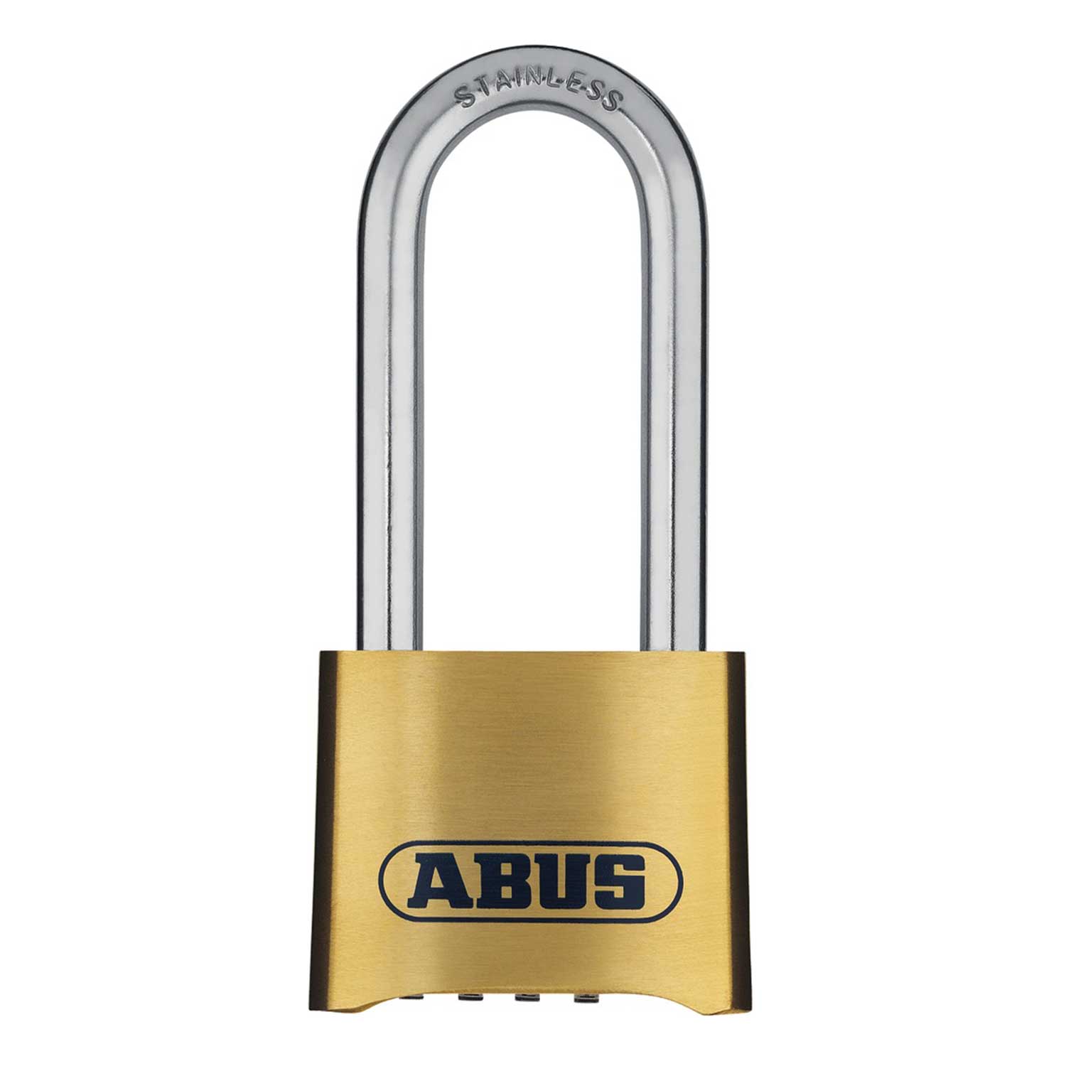 ABUS 180IB/50HB63 – wetterfestes 4-stelliges Zahlenschloss mit großem Bügel – Detailansicht