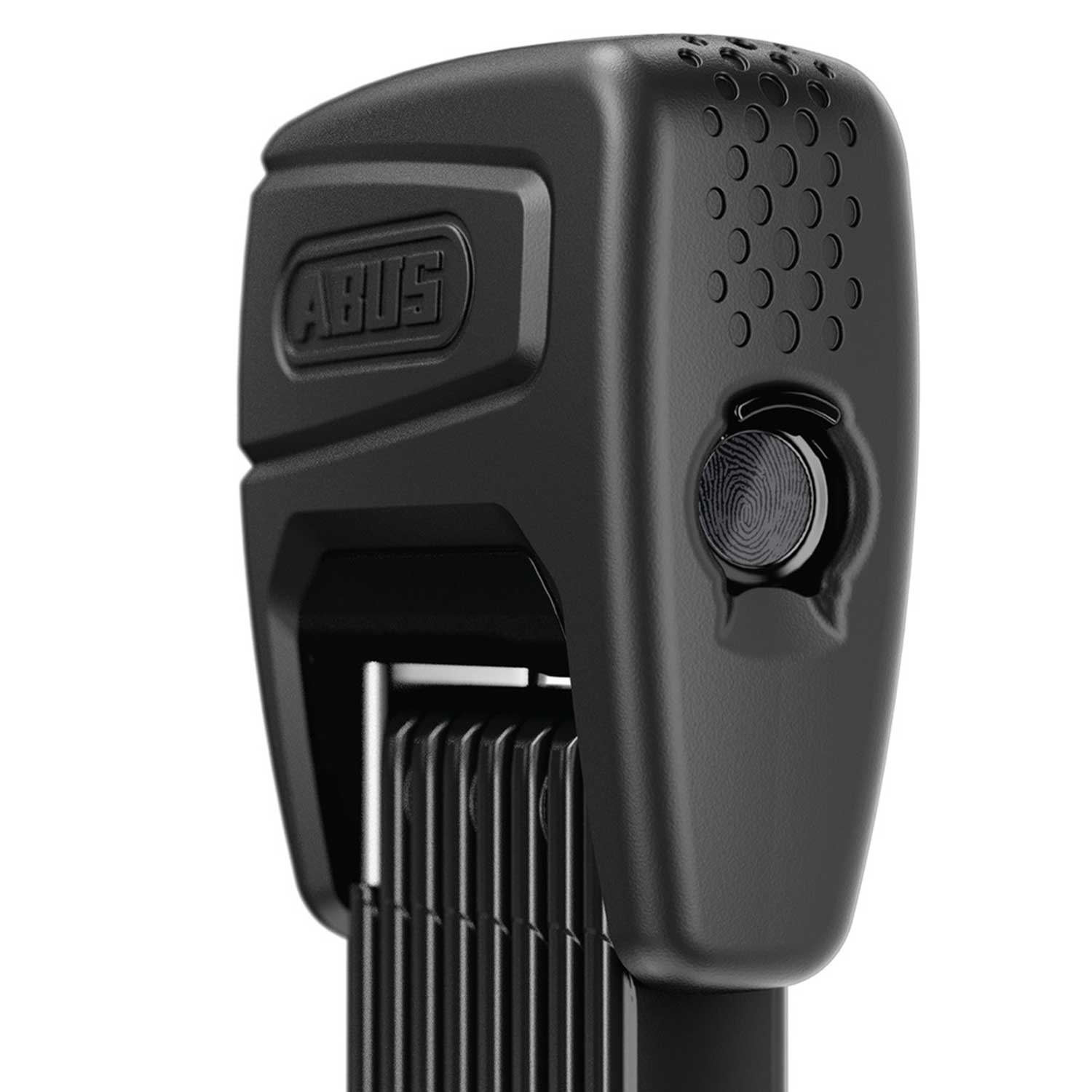 abus bordo one 6000af 120 black sh finger print fahrradschloss