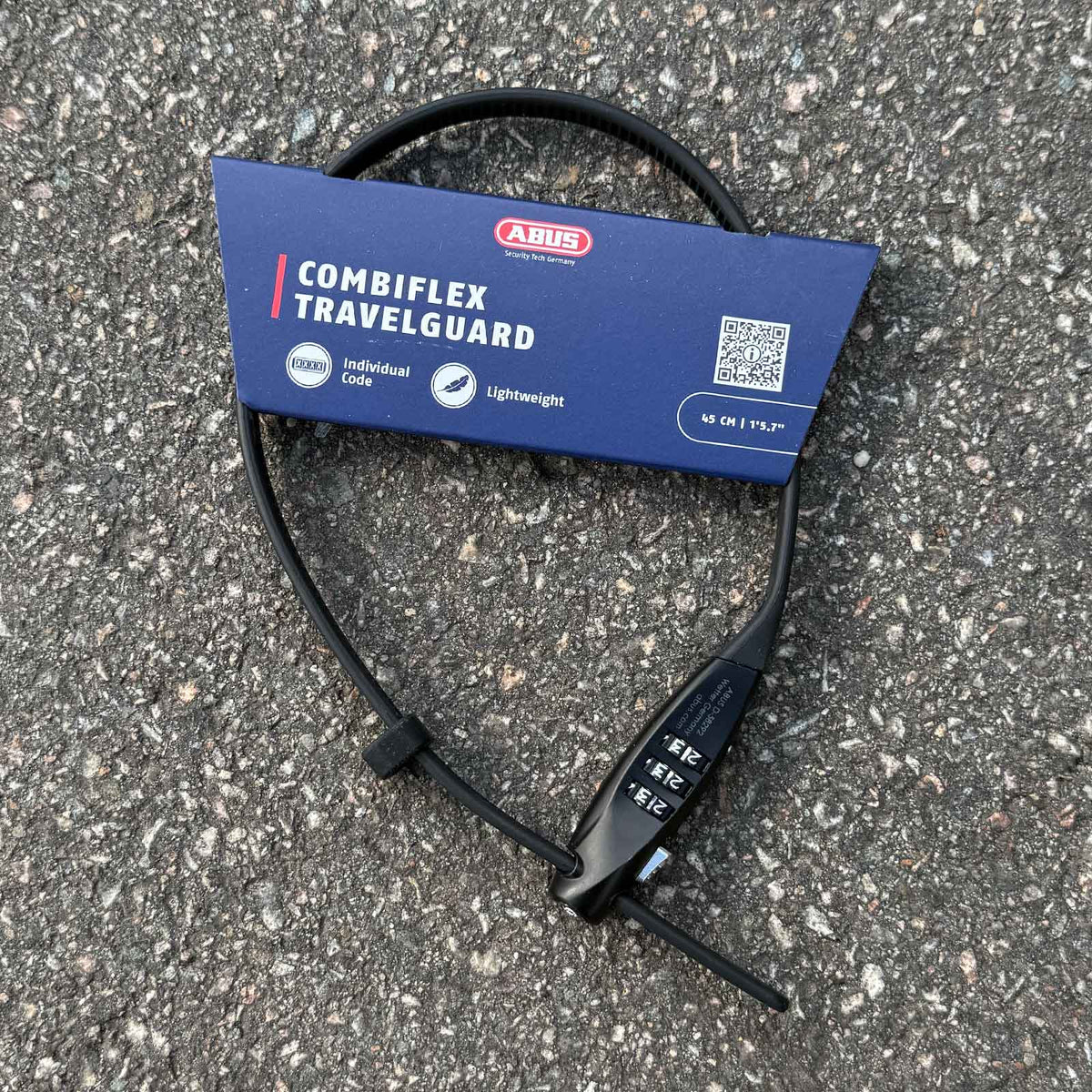 ABUS Combiflex TravelGuard 70 Kabelbinderschloss - Detailansicht Verpackung