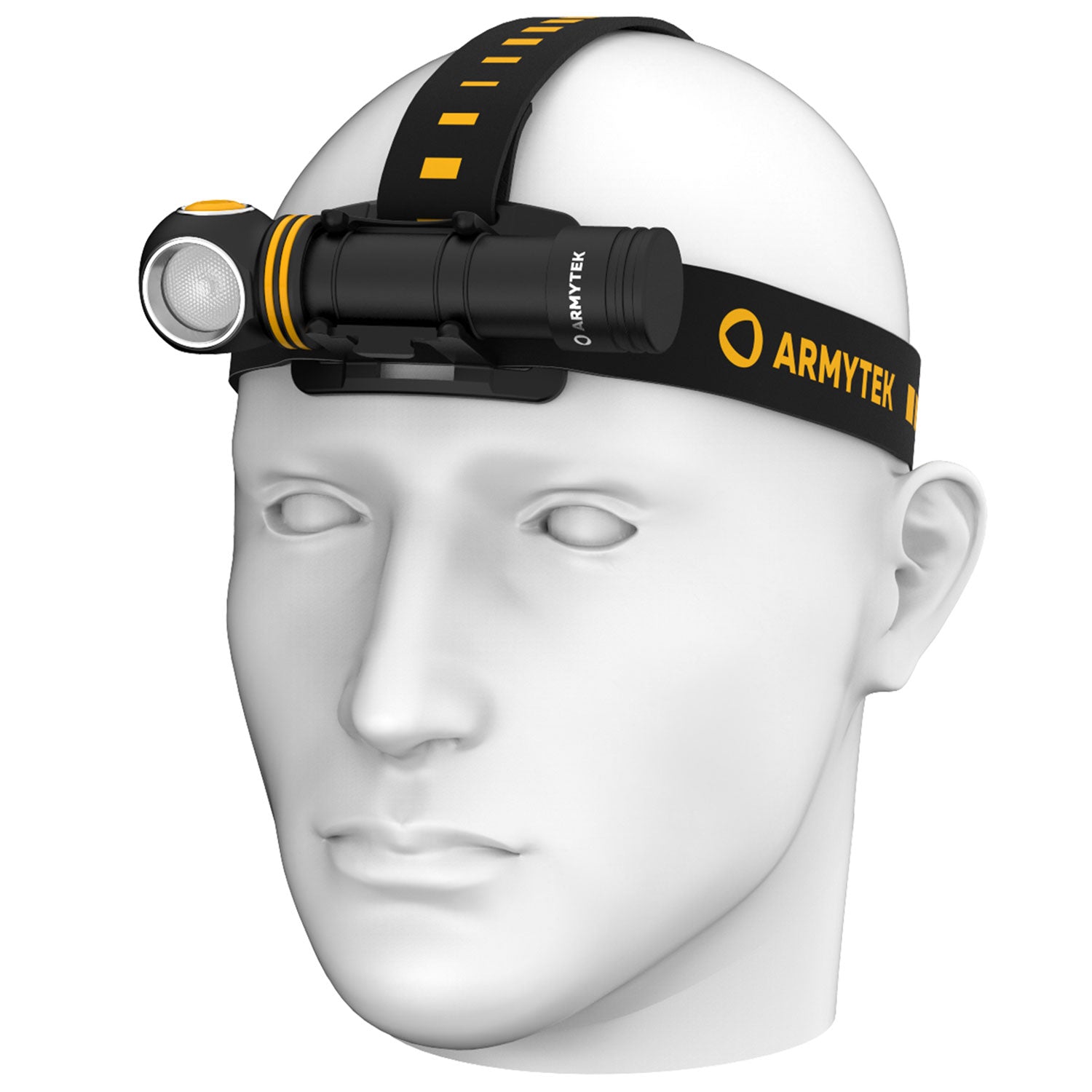 Armytek Elf C2 18650 – LED Stirnlampe mit USB-C Ladefunktion in 2 Lichtfarben – Detailansicht