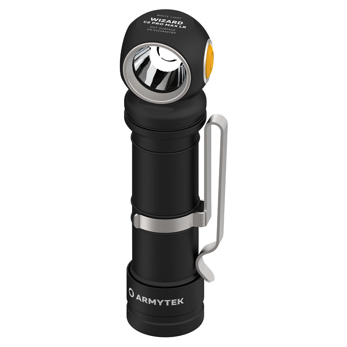 Armytek Wizard C2 Pro Max LR 21700 - LED Multilampe mit Magnet Ladefunktion in 2 Lichtfarben – Detailansicht