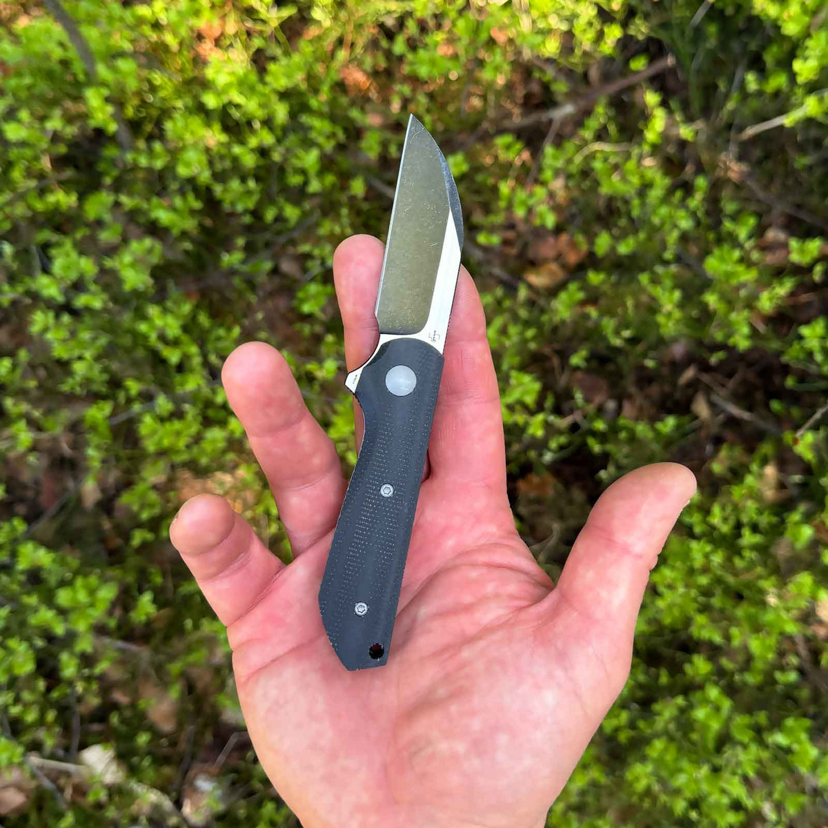 Böker Plus Corvus – EDC Taschenmesser mit Wharncliffe-Klinge und Deep-Carry Clip – Produktansicht des Messers – Detailansicht 6