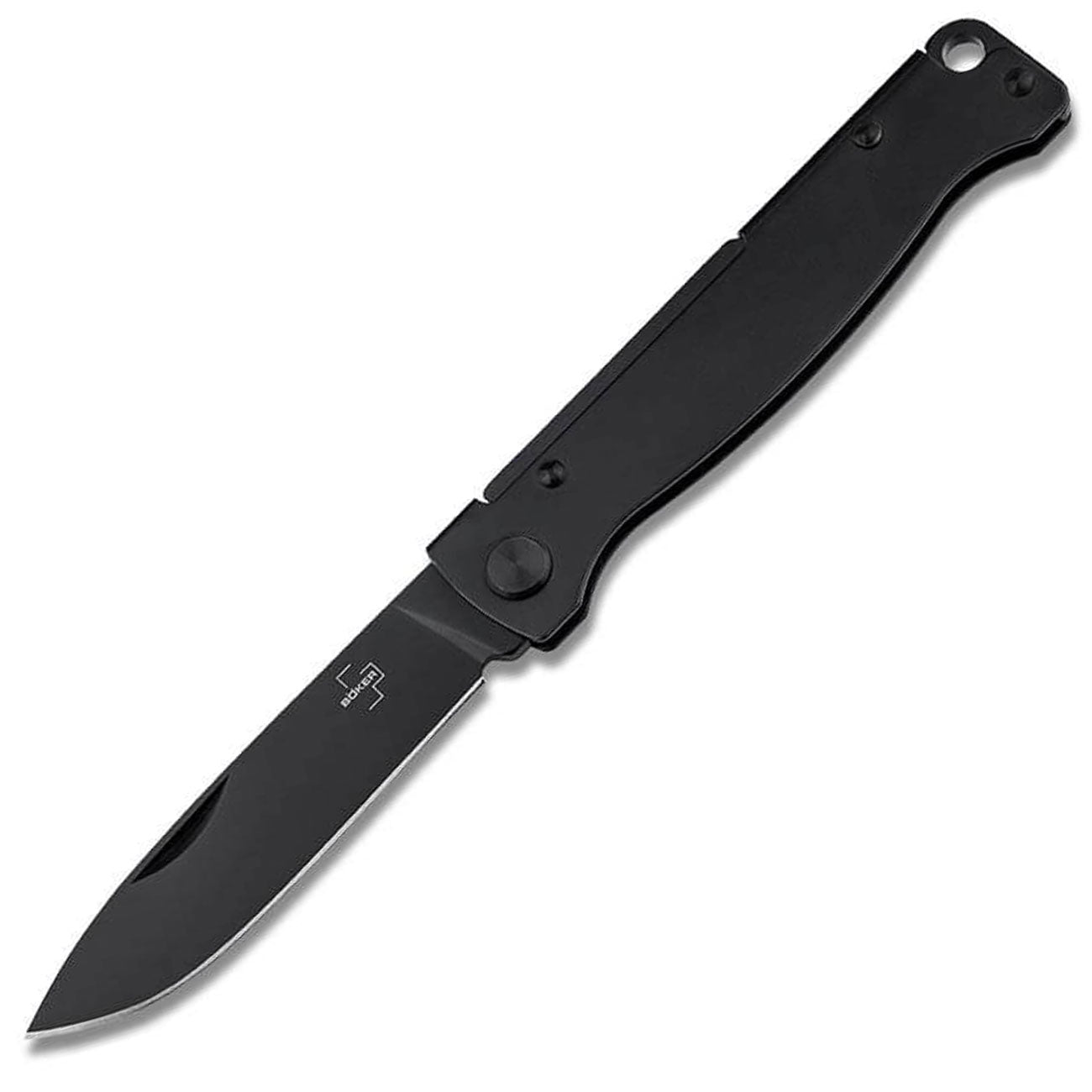 Böker Plus Atlas – robuste Taschenmesser in vielen Varianten – All schwarz schwarz