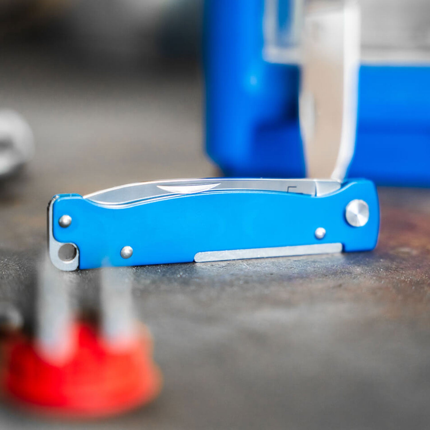 Böker Plus Atlas – robuste Taschenmesser in vielen Varianten – Blue blaues