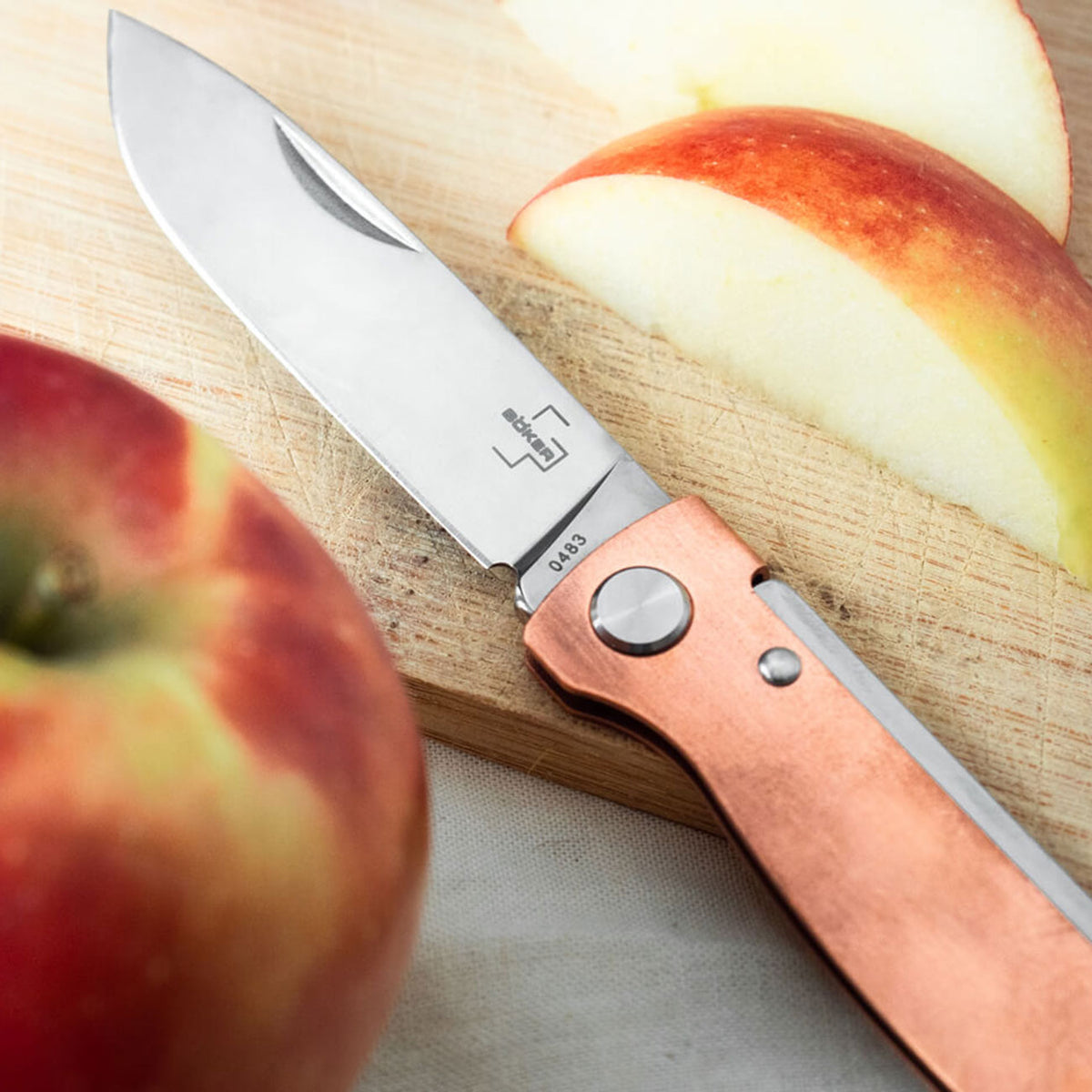 Böker Plus Atlas – robuste Taschenmesser in vielen Varianten – Familie copper brass schwarz