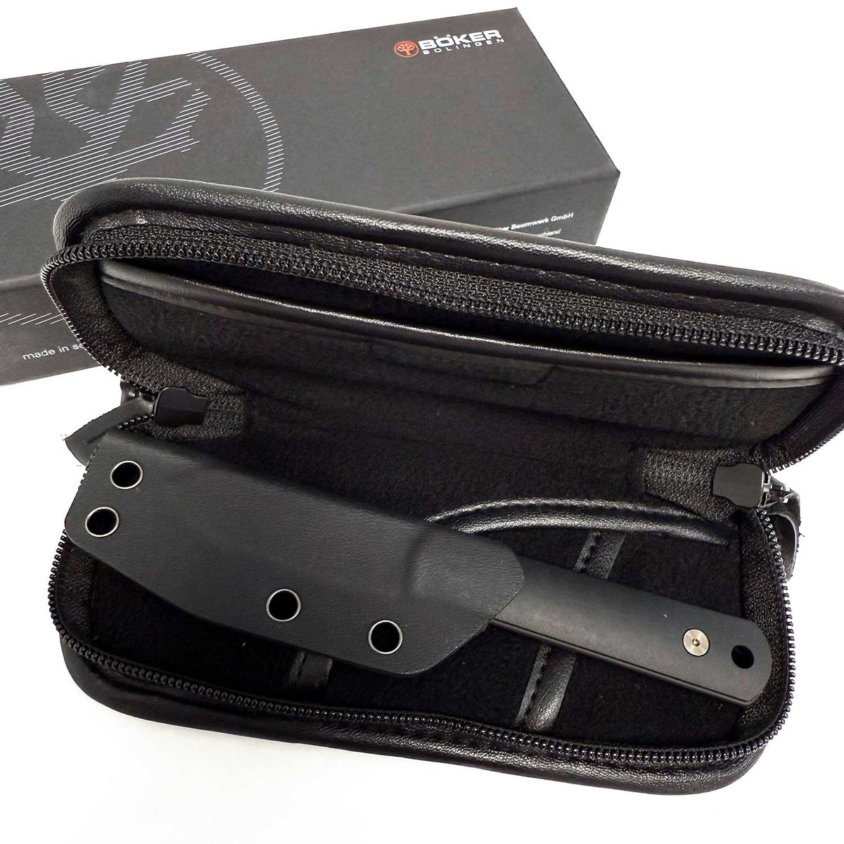 Böker BFF Packlite Allblack Stargaze - Fahrtenmesser mit Kydexscheide – Detailansicht