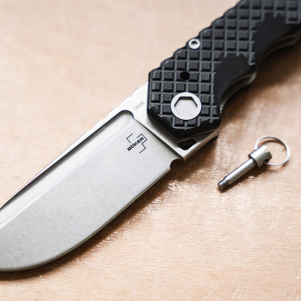 Böker Plus Hermod Folder Taschenmesser mit TipUp Clip – Detailansicht