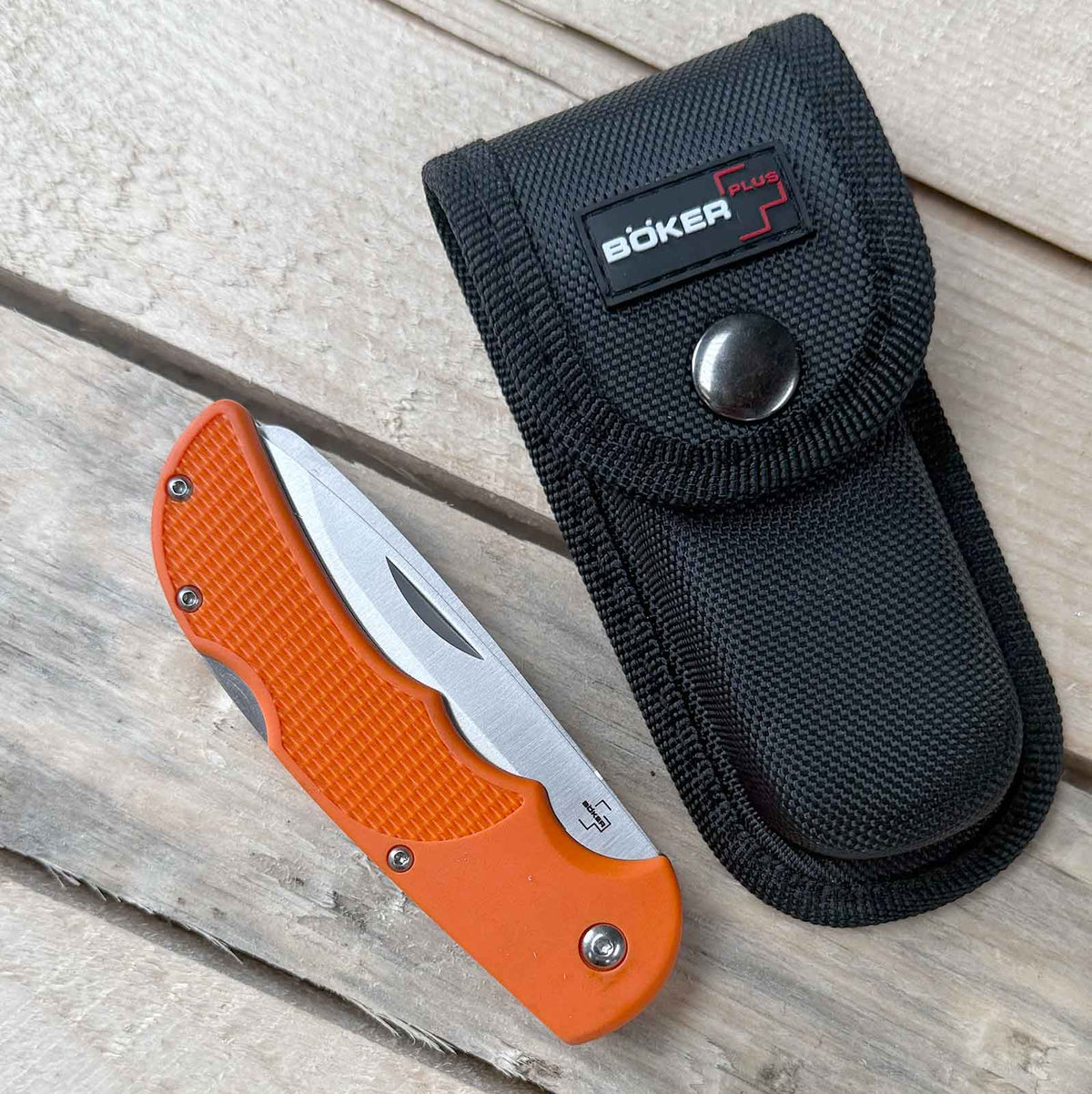 Böker Plus HL Triple Pocket Knife – 3-in-1-Jagdtaschenmesser mit Nylonetui