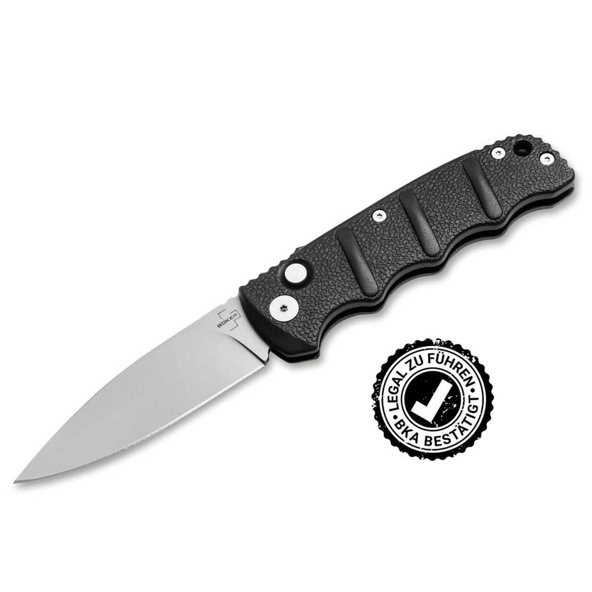 Böker Plus Kalashnikov Nonlock 42 – §42a-Taschenmesser mit D2 & Slipjoint – mit Tasche
