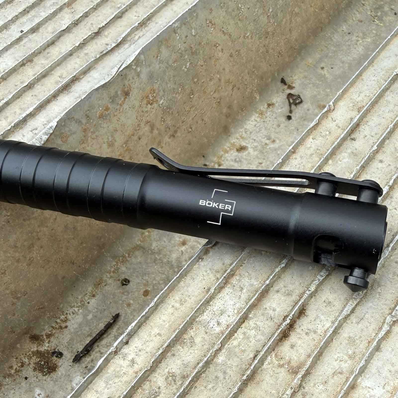 Böker Plus K.I.D. cal .50 Black – Tactical Pen - Detailansicht hinten
