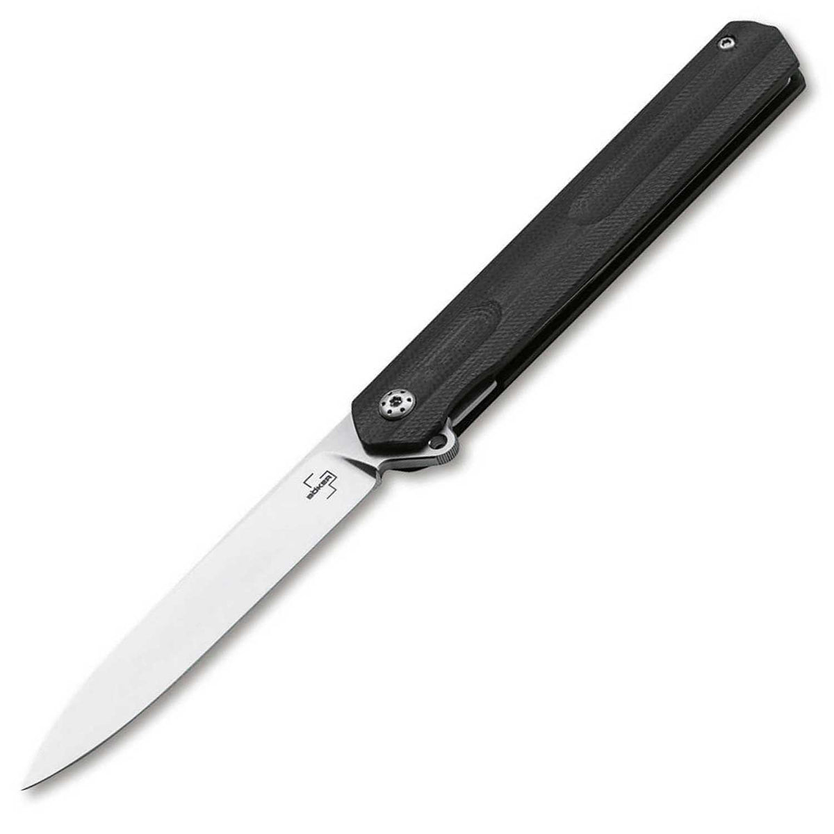 Böker Plus Kyoto – Taschenmesser mit D2-Klinge, G10 Griff, Titanclip & Nylon-Etui – Detailansicht