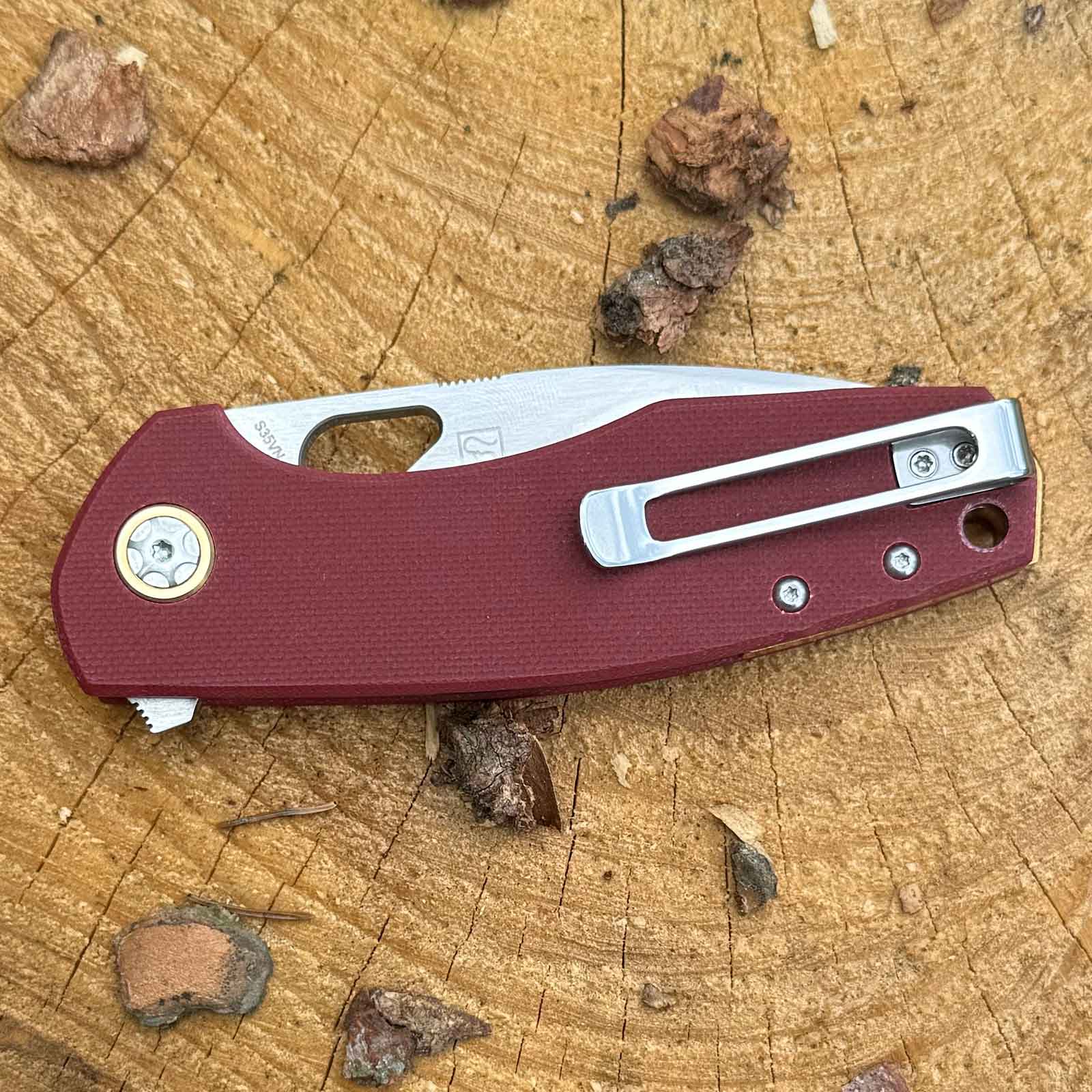 Böker Plus Little Friend – Taschenmesser mit CPM-S-35VN Klinge, G10 Griff und Clip – Messeransicht