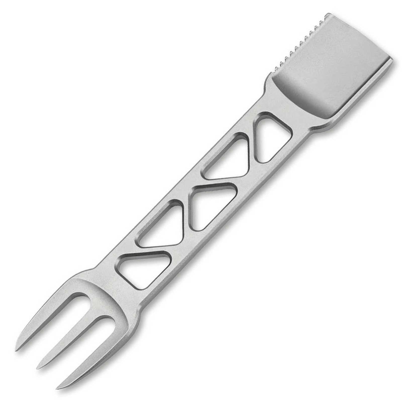 Böker Plus Metalbite – Mini Campingbesteck aus Edelstahl (Pommesgabel / Eislöffel) – Produktansicht – Detailansicht 3