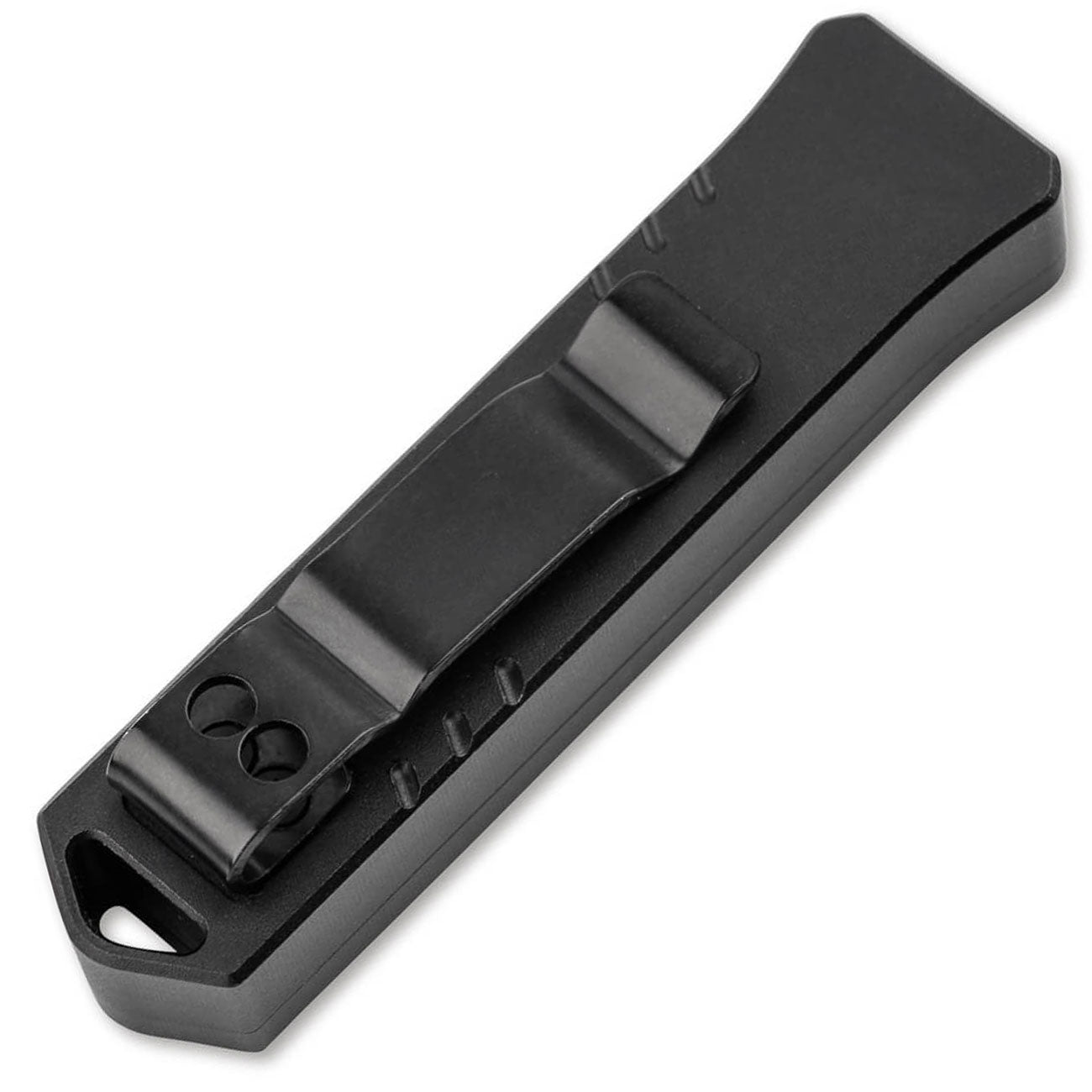 Böker Plus Micro USB OTF Tanto Taschenmesser schwarz – Detailansicht