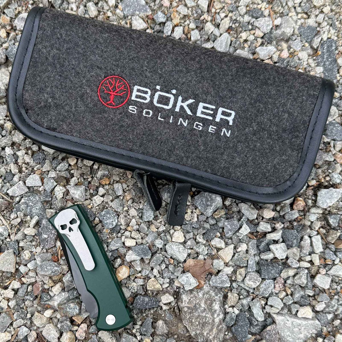 Böker Mini Redencion 42a OD Green – Taschenmesser mit MagnaCut-Klinge