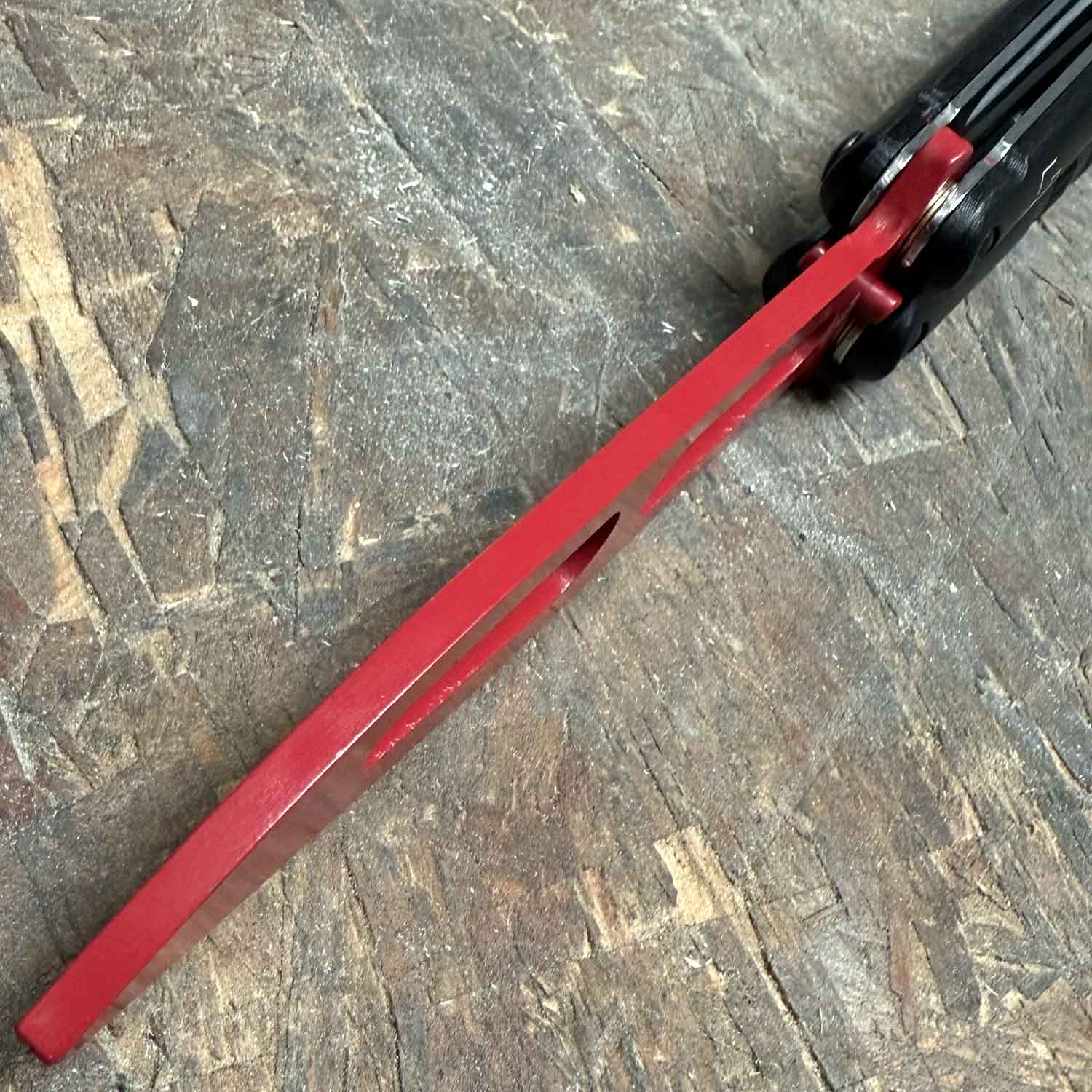 Böker Plus Balisong Relack Trainer – Butterfly Trainingsmesser mit Etui – Detailansicht