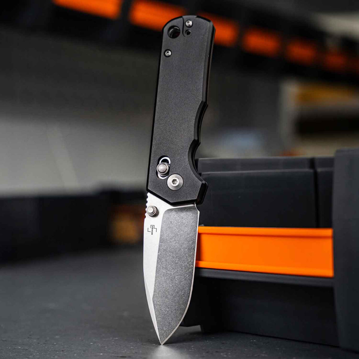 Böker Plus Rockstub Black 2.0 – Taschenmesser mit Crossbar Lock & Deep-Carry-Clip