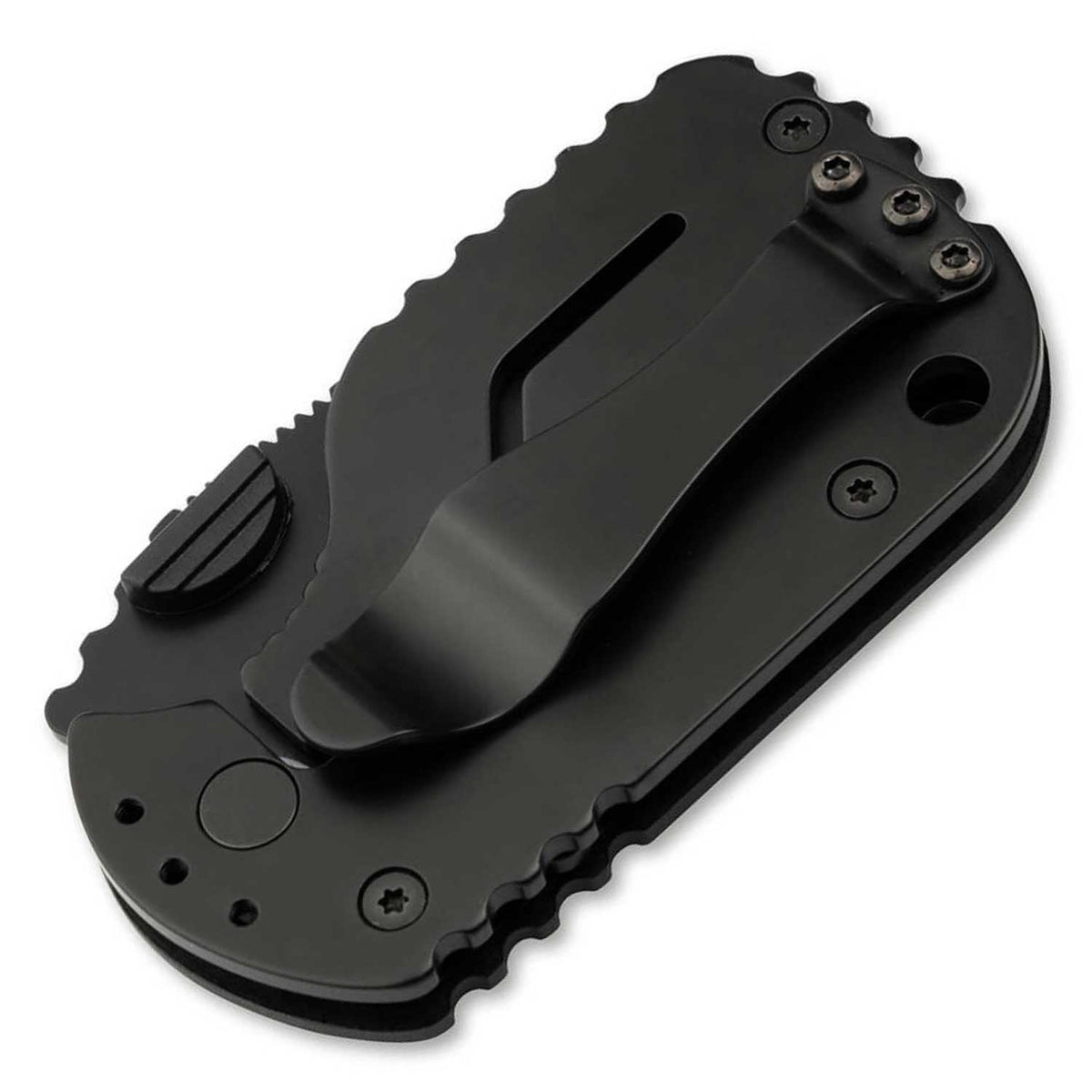 Böker Plus Subcom 2.0 All Black – Kompaktes EDC Taschenmesser aus D2 Stahl – Detailansicht