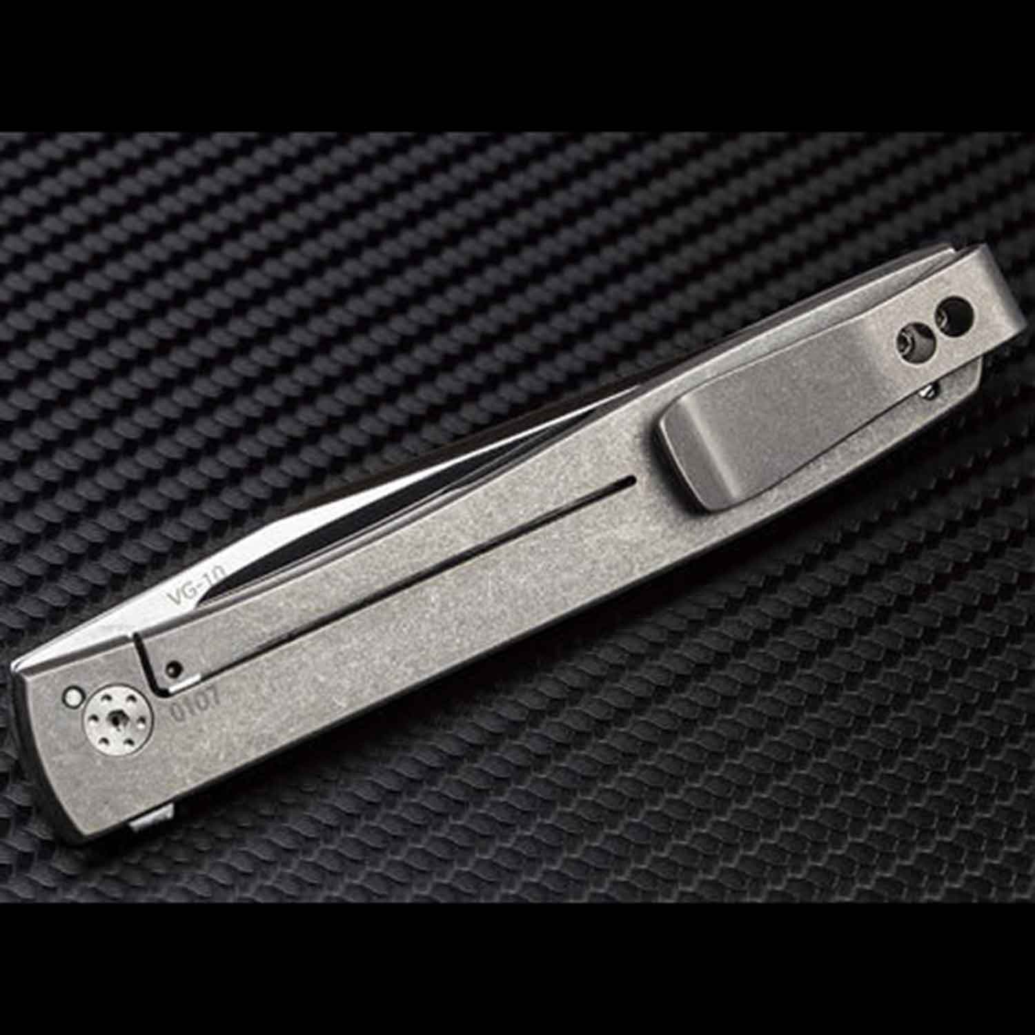 Böker Plus Urban Trapper – Ultraleichtes Titan-Taschenmesser mit Tip-Up-Clip – Detailansicht