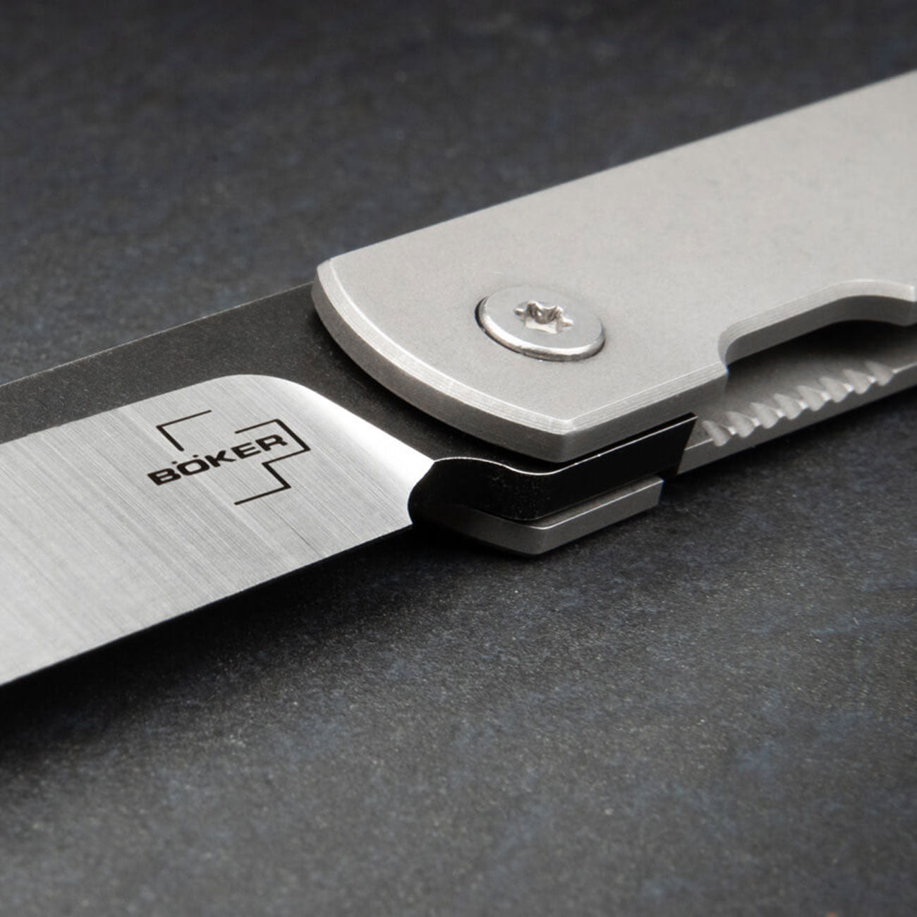 Böker Plus Zenshin Taschenmesser – Edelstahl & Messing 42a