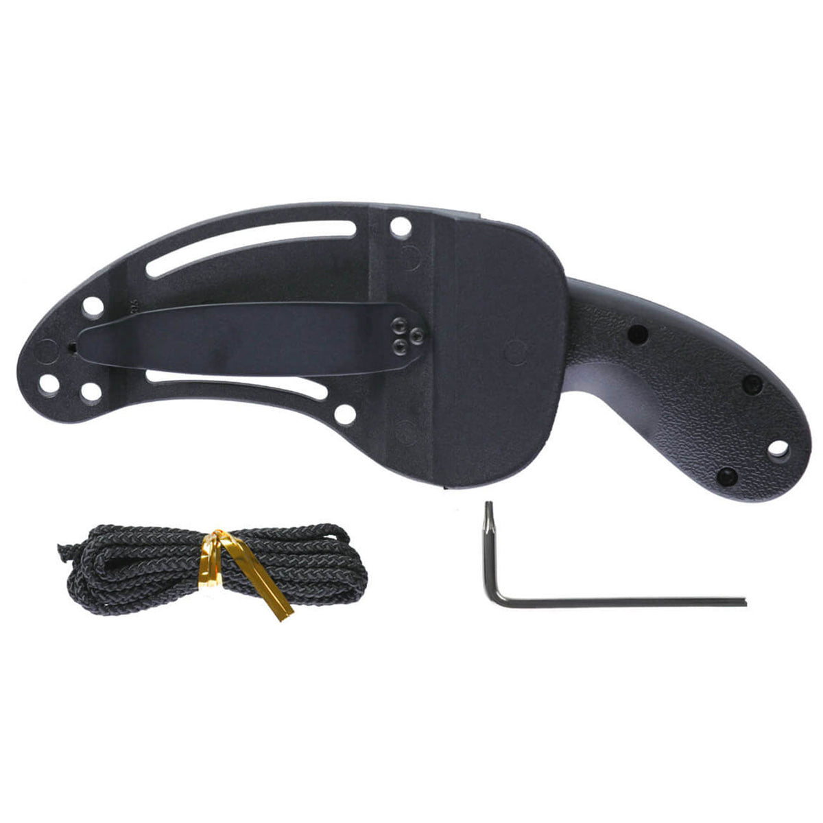 CRKT Bear Claw GRN All Black Outdoormesser inkl. Nylonscheide mit Clip – Detailansicht