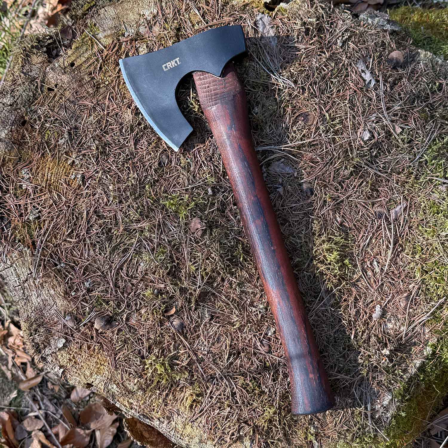 CRKT Freyr Axt / Tomahawk – Robustes Handbeil mit Hickoryholzgriff