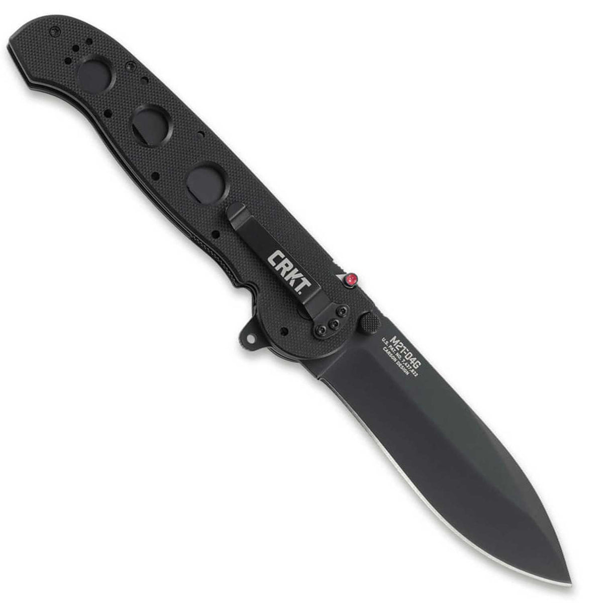 CRKT M21-04G – Taktisches Einsatzmesser mit G10-Griff und Auto-Lawks – Detailansicht