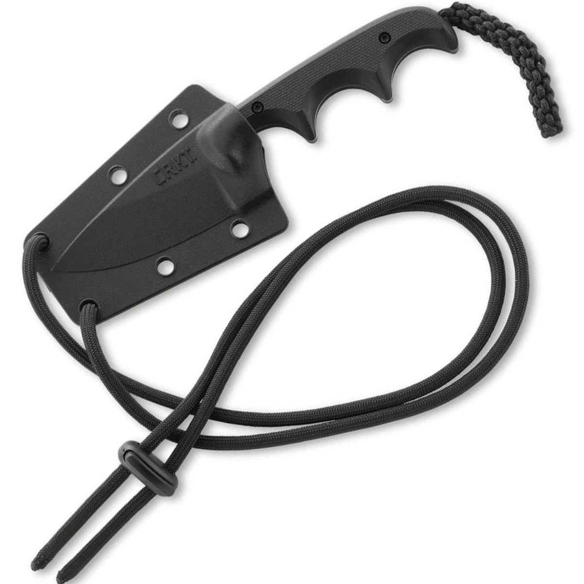 CRKT Minimalist Drop Point EDC Neck Knife Messer, Alan Folts, EDC, 5Cr15Mol Stahl – Detailansicht