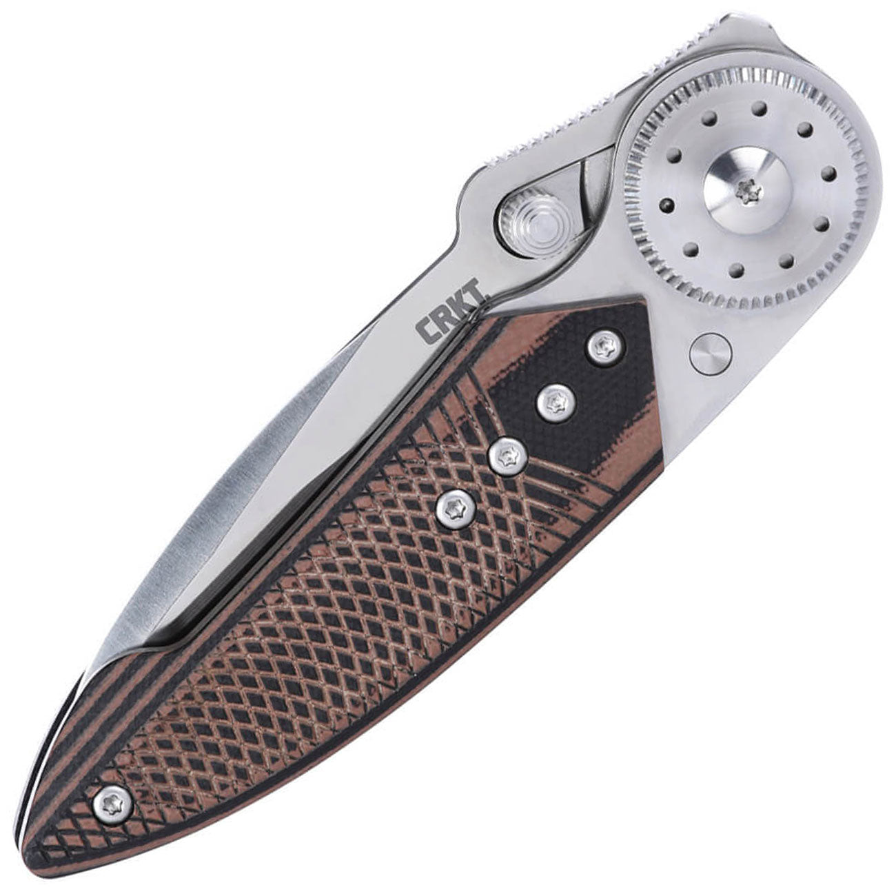 CRKT Walker Blade Lock - Sammler Taschenmesser Edelstahl mit Tip Up Clip – Detailansicht