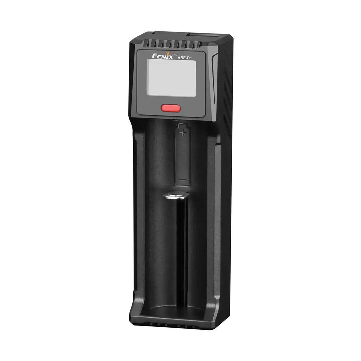 Fenix ARE-D1 digitales 1-Kanal USB Ladegerät für Li-Ion & Ni-MH Akkus – Detailansicht