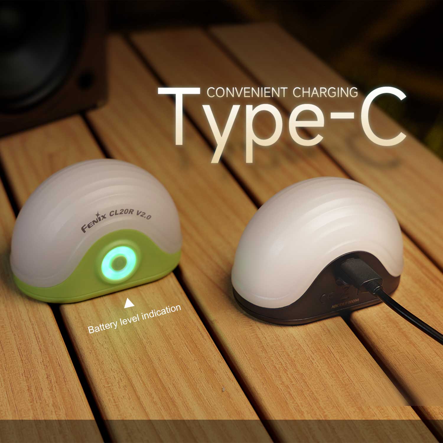 Fenix CL20R V2.0 – Kompakte Campingleuchte mit Akku und USB-C 300 Lumen – Detailansicht