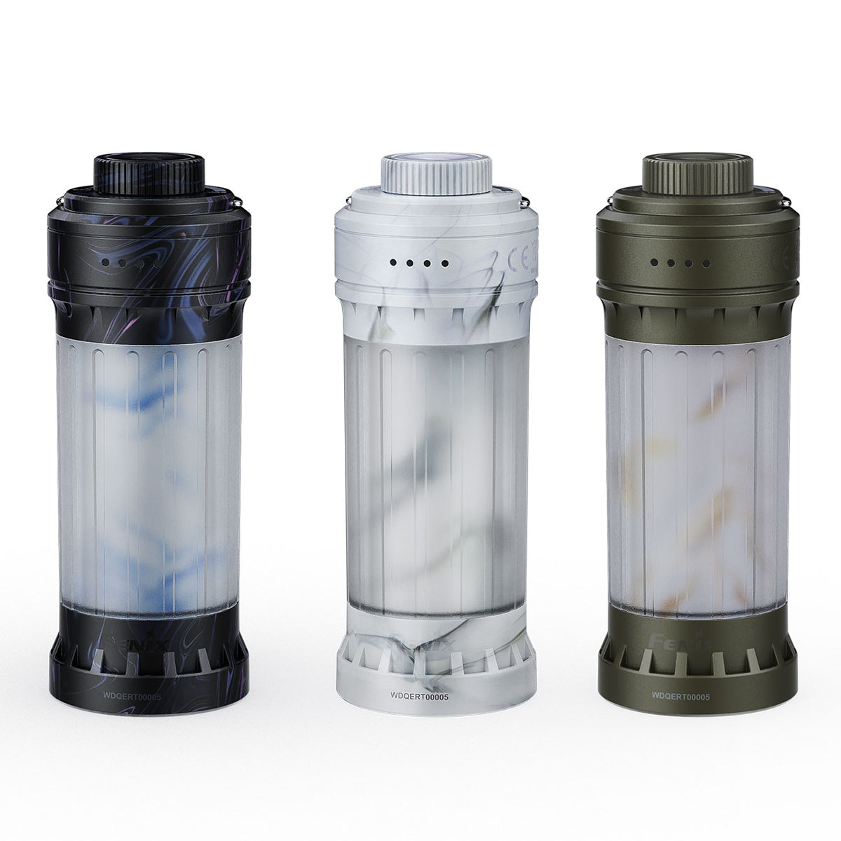 Fenix CL22R – 360° Campingleuchte mit Downlight und RGB-Licht, 500 lm, Akku, USB-C, Farbe grün – Outdoor-Einsatz