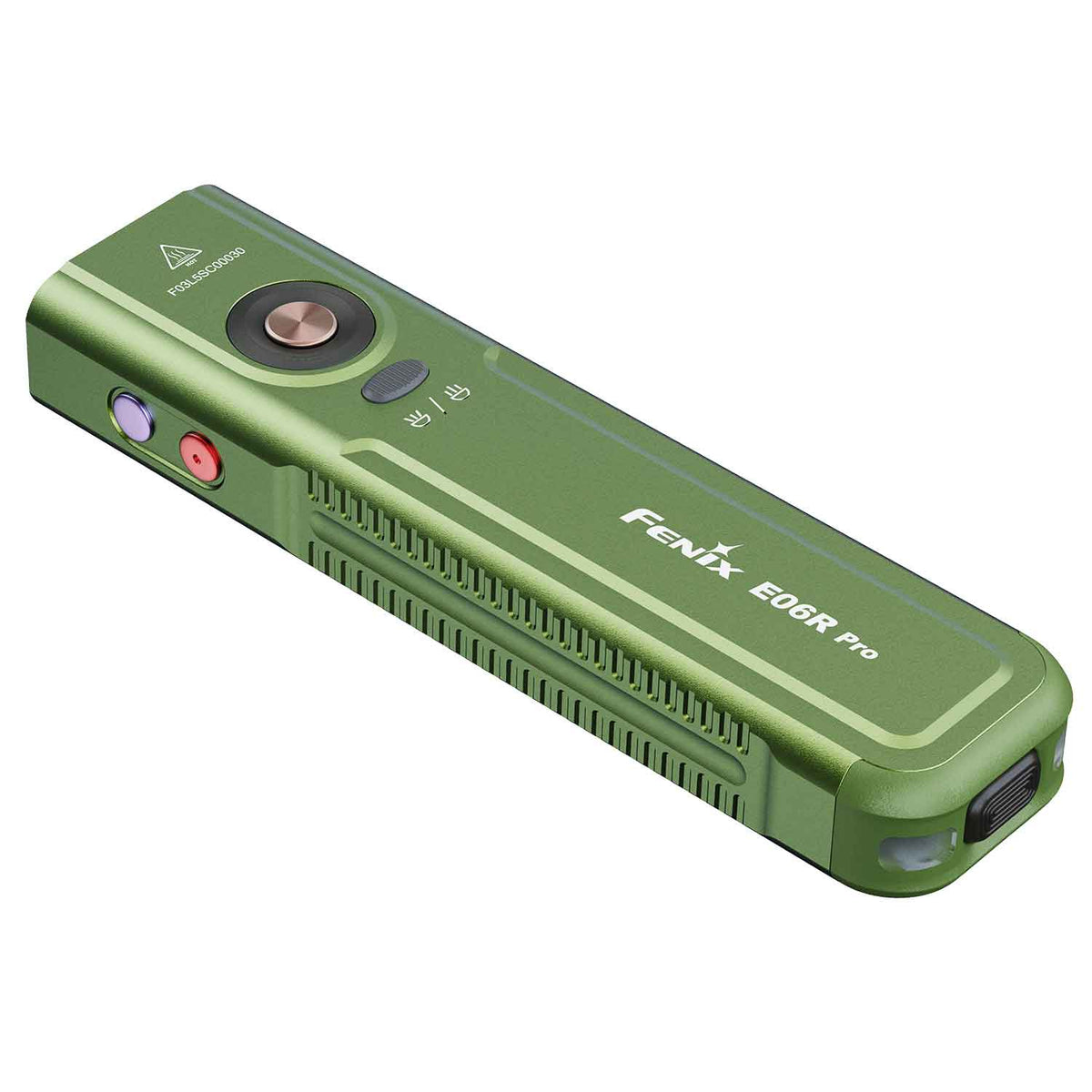 Fenix E06R Pro – Flache EDC-Taschenlampe mit UV-Licht & Laser 1600 Lumen USB-C – Detailansicht
