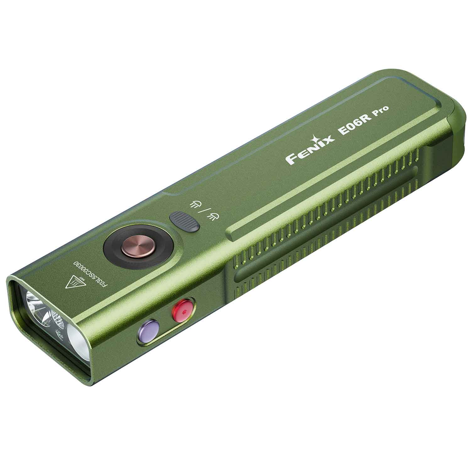 Fenix E06R Pro – Flache EDC-Taschenlampe mit UV-Licht & Laser 1600 Lumen USB-C – Detailansicht