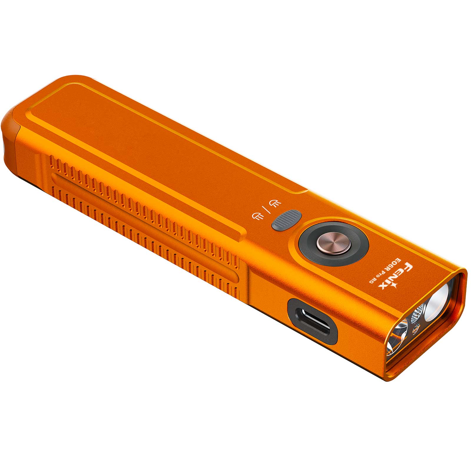 Fenix E06R Pro RG – Taschenlampe mit Rotlicht und grünem Laser, 1600 lm, USB-C – E06r Pro orange ansicht