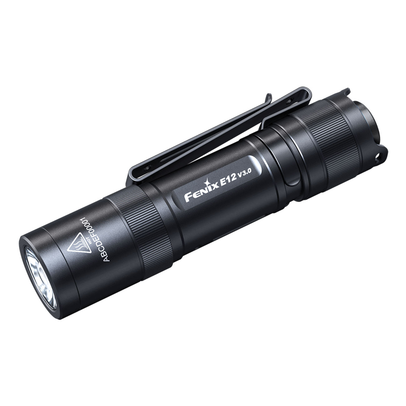 Fenix E12 V3.0 LED Taschenlampe mit AA Batterie 200 Lumen – Detailansicht