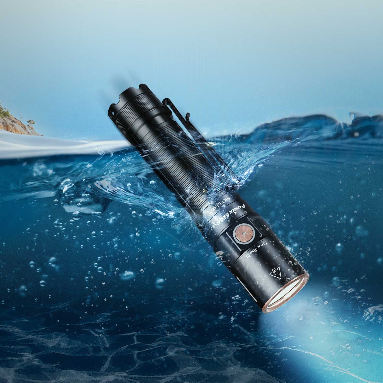 Fenix E28R V2.0 – LED-Taschenlampe – IP68-Schutz