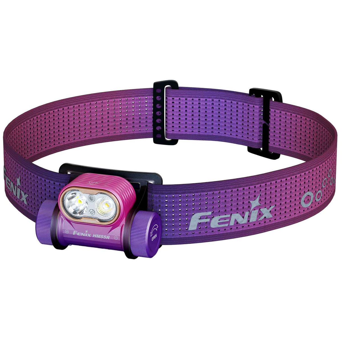 Fenix HM55R – LED Stirnlampe 1200 Lumen mit Spot-, Flut- & Rotlicht, Akku & USB-C – Detailansicht