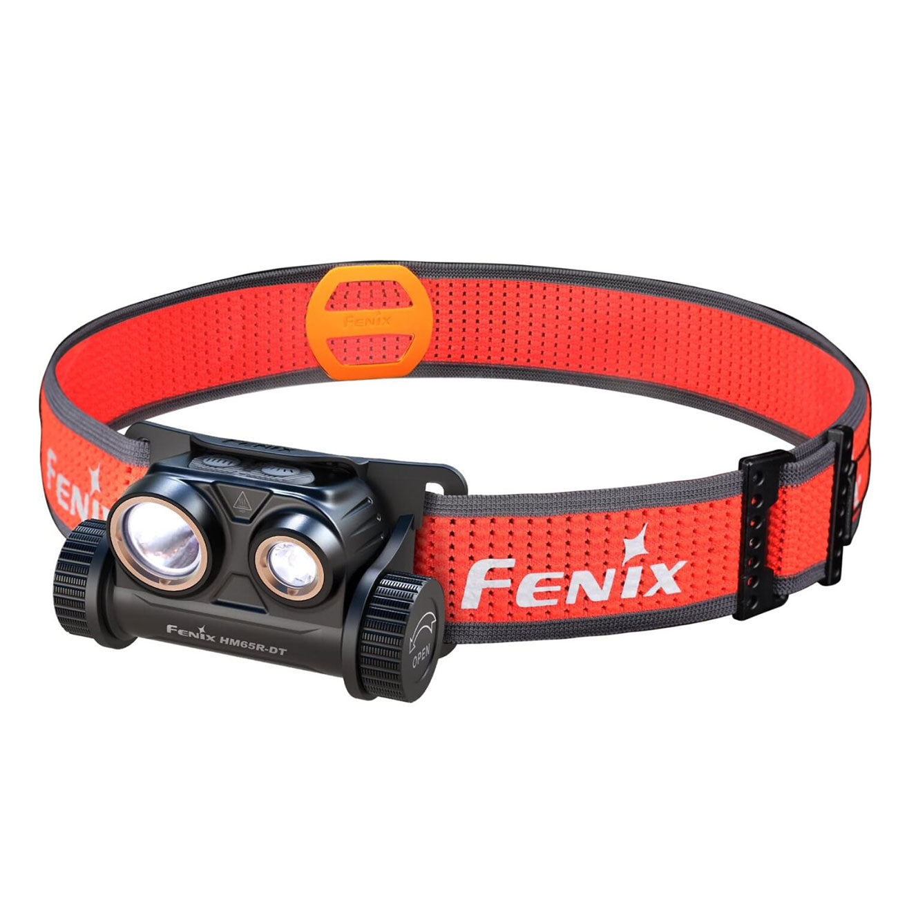 Fenix HM65R-DT LED Stirnlampe 1300 Lumen, Spotlicht, Flutlicht, USB-C – Detailansicht