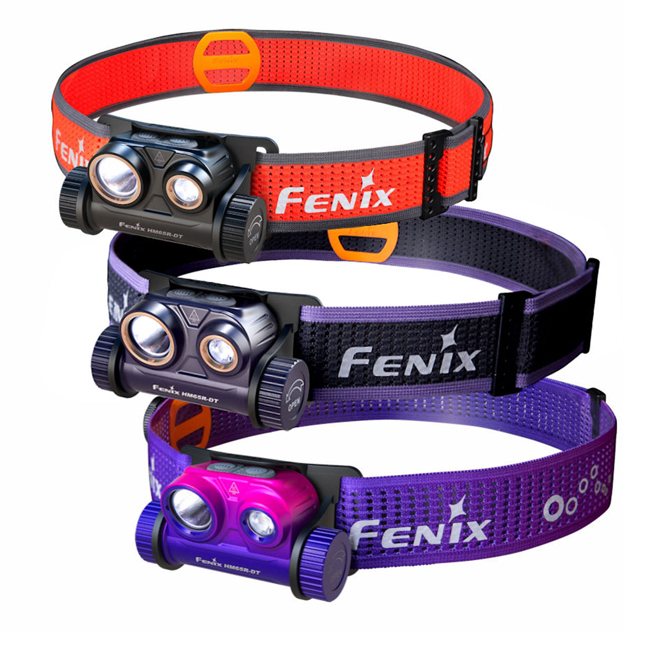 Fenix HM65R-DT LED Stirnlampe 1300 Lumen, Spotlicht, Flutlicht, USB-C
