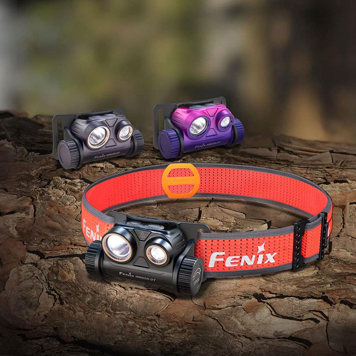 Fenix HM65R-DT LED Stirnlampe 1300 Lumen, Spotlicht, Flutlicht, USB-C – Detailansicht