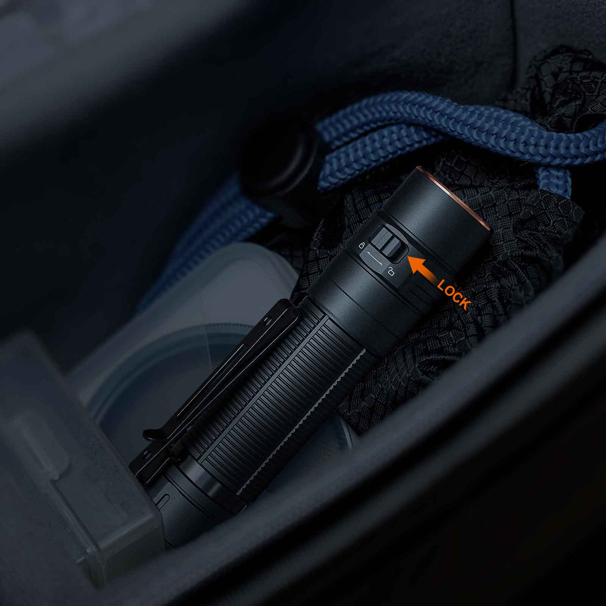 Fenix LD31 Renegade – kompakte Taschenlampe mit 3200 lm und 5000 mAh USB-C Akku – Verriegelung