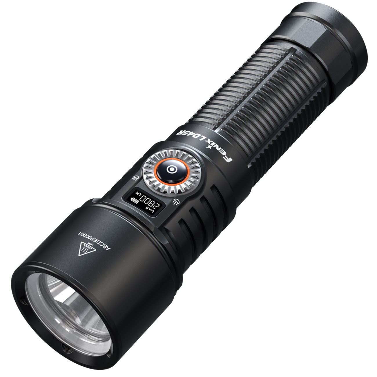 Fenix LD45R fokussierbare LED Taschenlampe mit Zoom 2800 Lumen Akku USB-C – Detailansicht