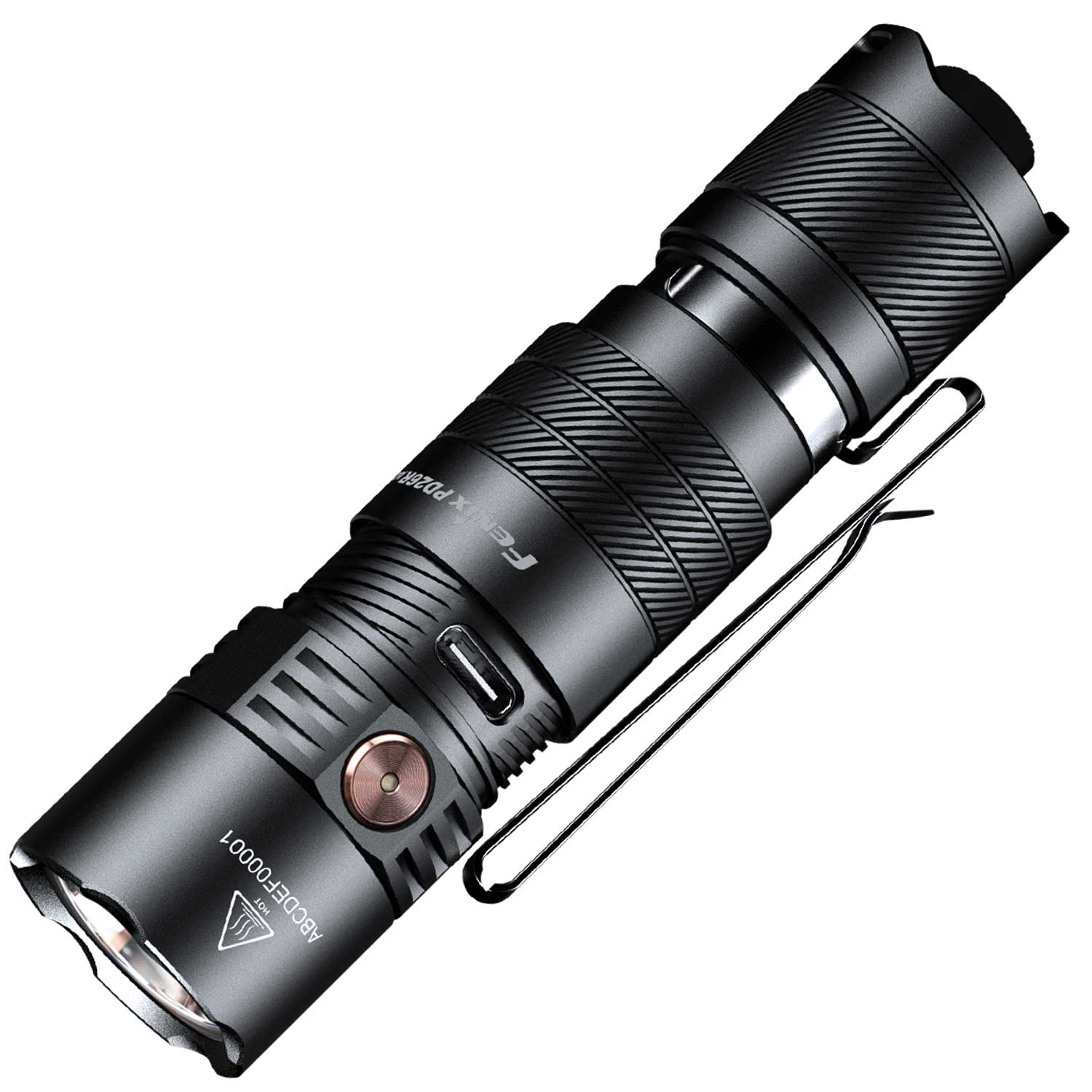 Fenix PD26R ACE – LED Taschenlampe mit 1300 Lumen 1600mAh Akku & USB-C – Detailansicht