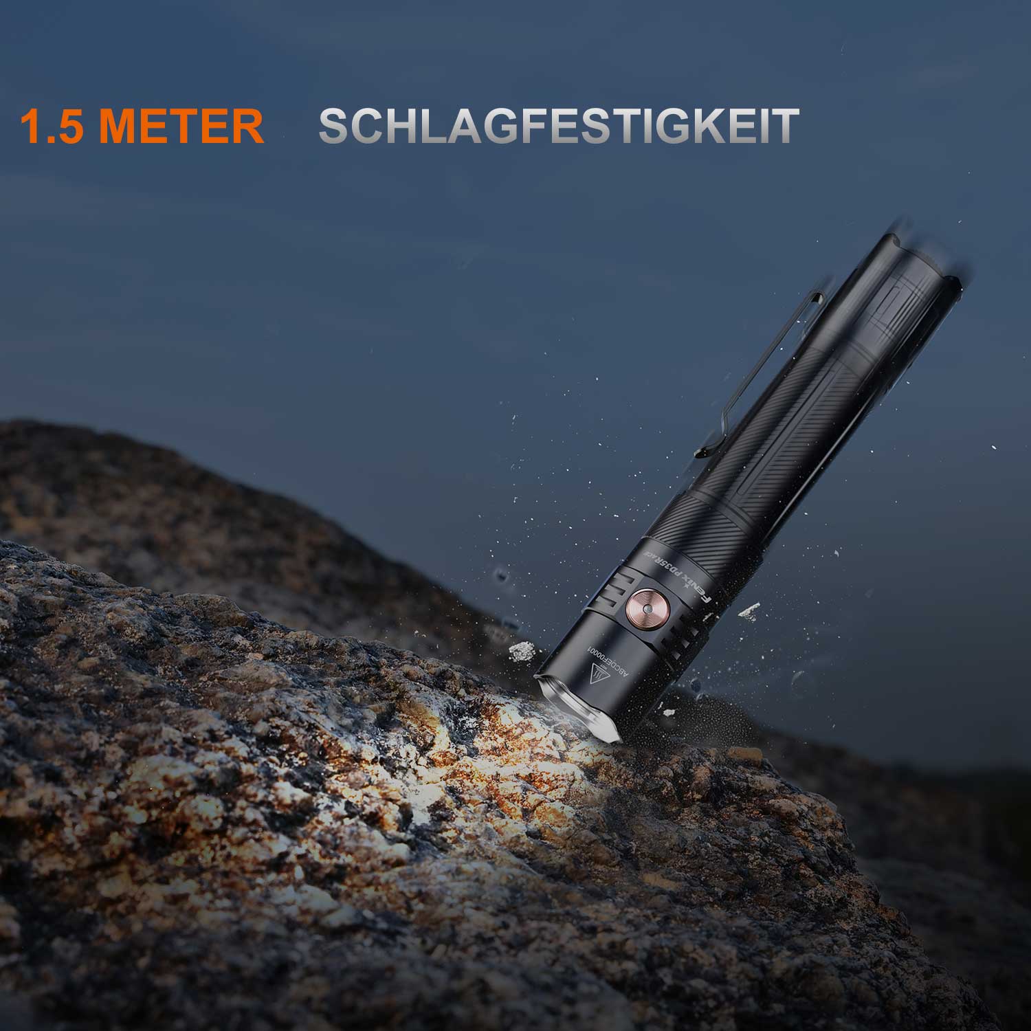 Fenix PD35R ACE LED Taschenlampe 2000 Lumen 18650 Akku USB-C – Detailansicht