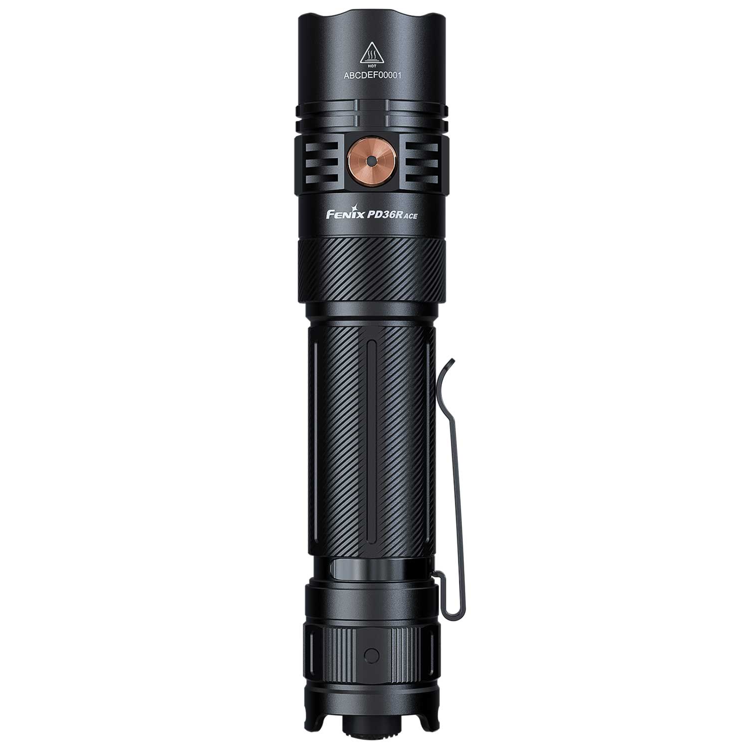 Fenix PD36R ACE – LED Taschenlampe 3000 Lumen, Akku & USB-C, SET-Modus – Detailansicht
