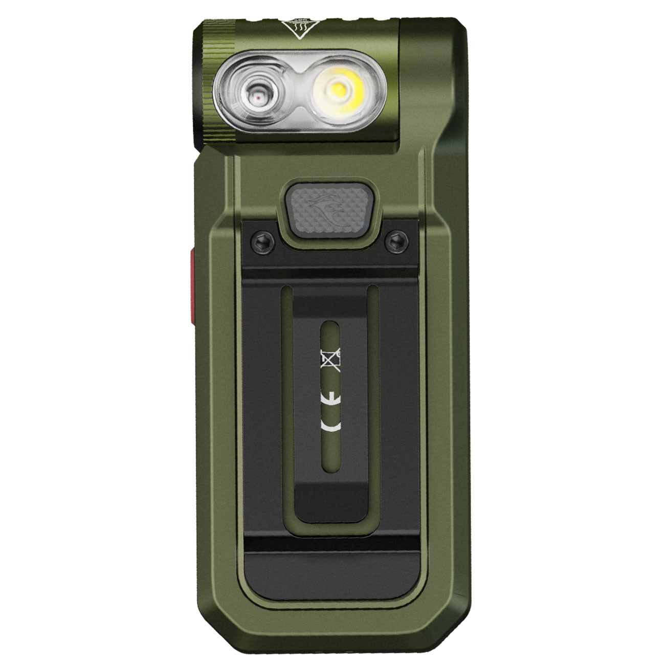 Fenix SW05R-RED LED Taschenlampe 150 Lumen Weißlicht + Rotlicht mit Clip und Magnet – Clip und Befestigung